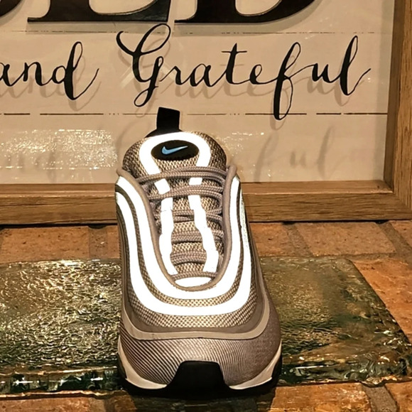 Nike Air Max 97 Ultra 17 Silver Blue Wmns Sz 6.5 #917704 001 - Picture 6 of 9